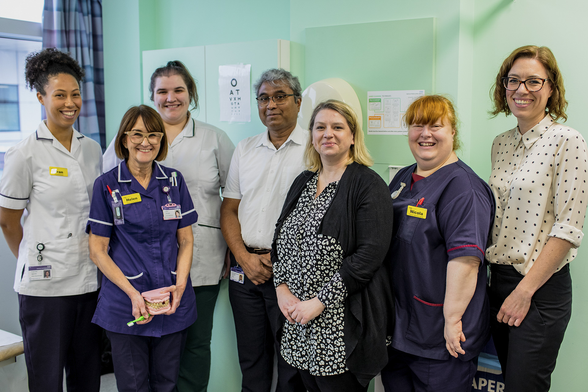 A team of health and social care professionals
